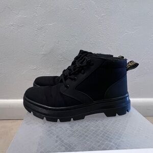 Black High-Top combat boots